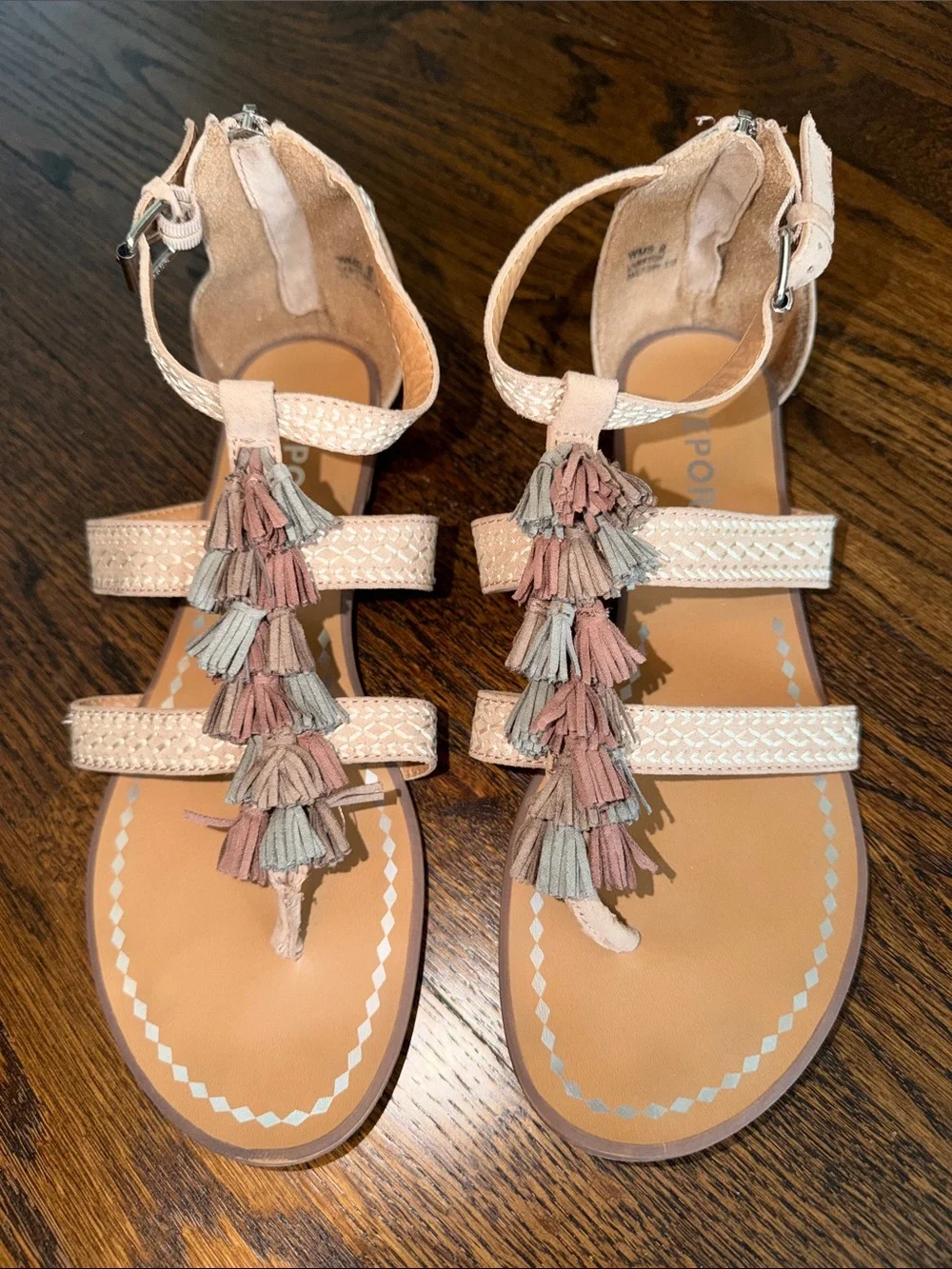 Report Tassel Strappy Sandal